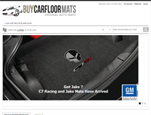 Tablet Screenshot of buycarfloormats.com